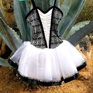 Black and White Ladies Dance Tutu
